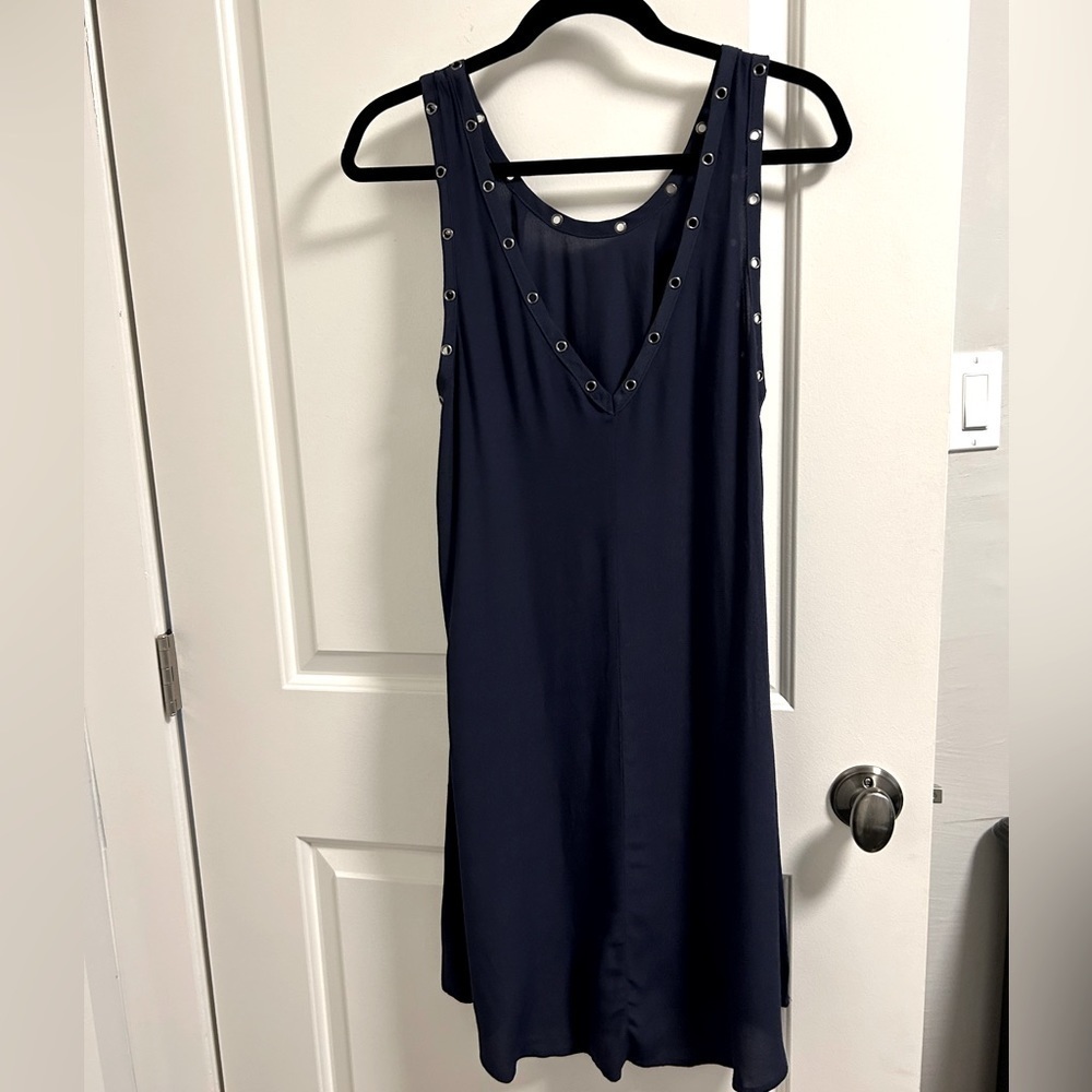 ASTR navy dress